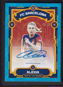 2024 ALEXIA PUTELLAS 02/25 AUTO TOPPS YEAR OF THE DRAGON AUTOGRAPHS - Picture 1 of 2