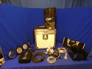 K5600 Joker Bug 400 HMI Light Kit w/ PS, Barndoors, 4 Lens Attachments, w/ BULB - Picture 1 of 19