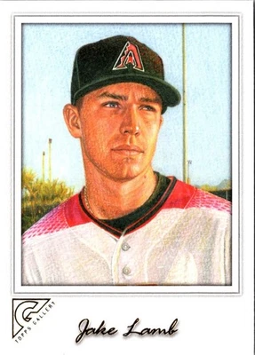 2017 Topps Gallery Jake Lamb #139 Arizona Diamondbacks Baseball Card - Image 1 of 2