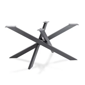 TISCHGESTELL MIKADO Tischkufen Schwerlast Tischbein Design Metall Kreuzgestell - Bild 1 von 7