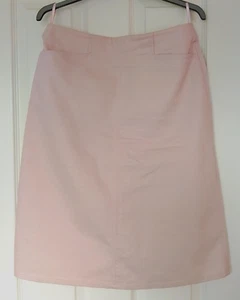 NEXT Womens Pink Cotton A-Line Skirt Size 10 Zip - Picture 1 of 4