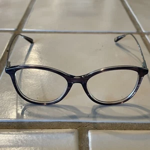 Anne Klein Eyeglasses Frames AK5072 001 Smoke Gray Clear Silver Round 52-17-140 - Picture 1 of 6