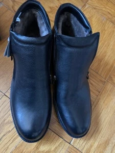 NEW Spring Step Men ELLIOT-B Black Shoe BOOTS US 10.5-11 - Picture 1 of 10
