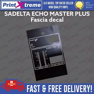 Sadelta Echo Master Plus cb radio Microphone Decal Sticker self adhesive vinyl - Picture 1 of 5