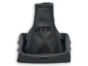 PARA OPEL VECTRA C SIGNUM FUNDA PALANCA DE CAMBIOS CUERO BORDADO GTS NEGRO - Imagen 1 de 4