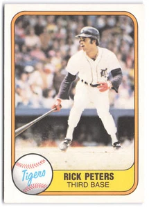 1981 Fleer #470 Rick Peters RC - Picture 1 of 2
