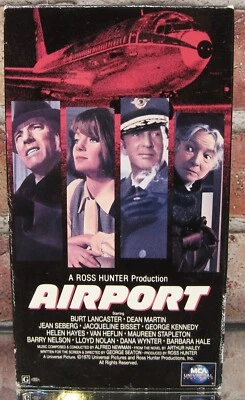 Airport VHS 1970 Action Movie Burt Lancaster, Dean Martin, Jacqueline Bisset - Image 1 of 4