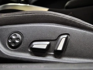 Audi Q5 Seat Emblems Stainless Steel Trims Seat Adjustment Blende SQ5 TFSI FSI - Picture 1 of 1