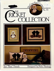 1984 Cricket Collection Just Plain Friends 15 Kreuzstichmuster Heft 11828 - Bild 1 von 1
