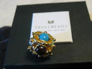AUTHENTIC New Trollbeads 18k Gold Wisdom Bead Style 81713 Retail $1700. - Picture 1 of 12