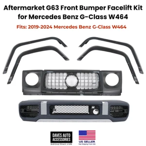 Aftermarket G63 Front Bumper Facelift Kit for Mercedes Benz G-Class W464 - Picture 1 of 8