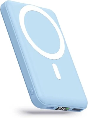 Powerbank für MagSafe 10000mAh Magnet Power Bank Tragbar USB C Ladegerät B697 - Bild 1 von 4