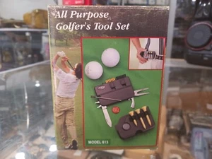ALL PURPOSE GOLFER'S GOLF TOOL SET MODEL 613 IN BOX - Foto 1 di 17
