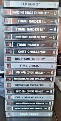 Sony PS1 PlayStation One Game Disk Manual Case Choose Retro Gaming PAL Vintage - Image 1 of 3