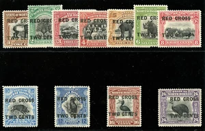 North Borneo 1918 Red Cross short set superb MNH. SG 214-226. Sc B14-B24. - Picture 1 of 1