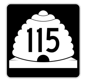 Utah State Highway 115 Sticker Decal R5441 Highway Route Sign - Picture 1 of 1