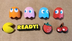 3D Pac Man Jibbitz New Rare From 2023 Pac-Man Classic Maze CROCS REPLACEMENT - Picture 1 of 2