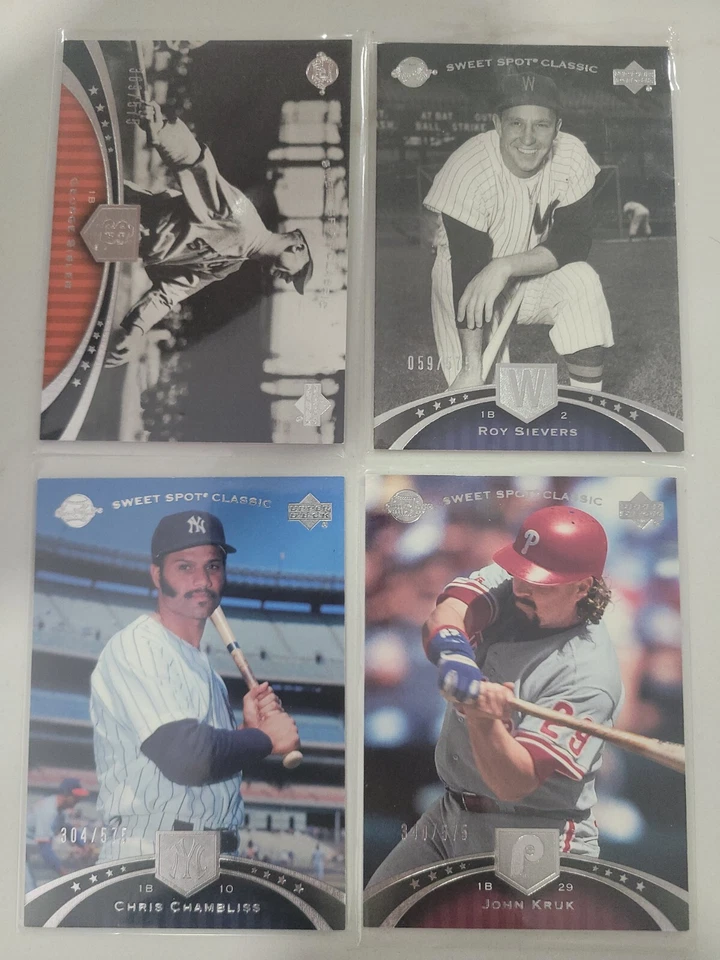 2007 Upper Deck Sweet Spot Classic /575 Chris Chambliss NY Yankees #62 RARE - Image 1 of 2