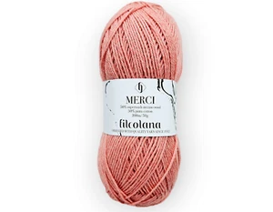Filcolana MERCI Sock weight yarn Cotton and Superwash Merino yarn 30+ COLORS - Picture 1 of 46