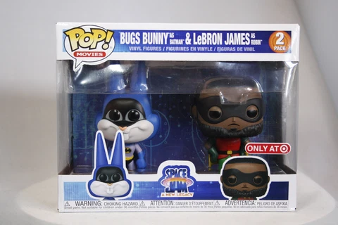 Funko Pop Space Jam 2 (Bugs Bunny and Lebron James as Robin) 2-Pack Target Excl Cover