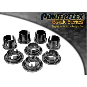Inserciones de arbusto de subchasis trasero Powerflex negro hasta 06/10 para Subaru Forester SH - Imagen 1 de 4