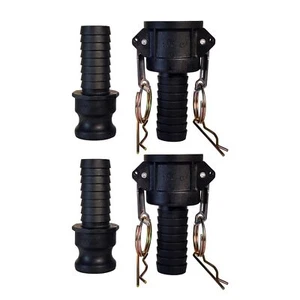 Camlock Fittings 1 Inch C & E Polypropylene Cam and Groove Hose Fitting Kit w... - Picture 1 of 7