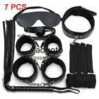 Sexy Leather Kits Plush Binding Set Handcuffs Whip Gag Clamps Couple Flirt Games