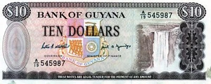 América del Sur: Guyana N/D 1989 10,00 - Imagen 1 de 2