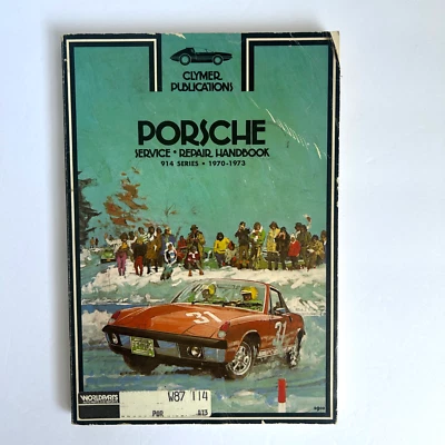 Manual de reparación de servicio Clymer Publications PORSCHE serie 914 1970-1973 Foto 1 de 4