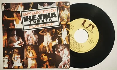 TINA TURNER 7" w/ IKE Baby Baby Get It On / Ready For You Baby FRENCH 1975 MINT - Image 1 of 4