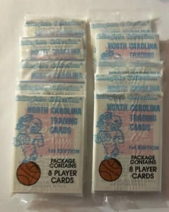 20 Factory sealed 1989 North Carolina Michael Jordan College Rookie Packs 1st Ed - Bild 1 von 2