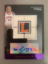2008 SHAQUILLE O'NEAL TOPPS LETTERMAN QUAD JERSEY CAR 7/9