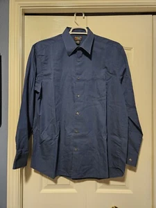 Alexander Julian Men's Size XLarge Blue Button Down Long Sleeve Shirt - Picture 1 of 3