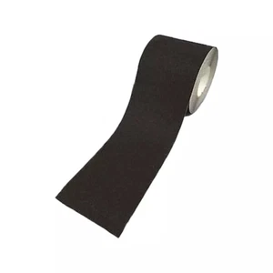 6" x 10' Non Skid Tape Black Roll Safety Anti Slip Sticker Grip Safe Grit - Picture 1 of 4