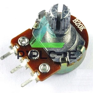 3pcs 20K Ohm B20K Linear Rotary Taper Potentiometer - Picture 1 of 1