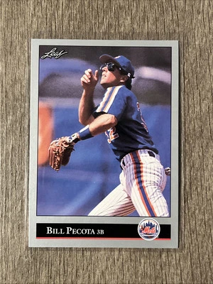 1992 Leaf Bill Pecota #244 - Image 1 of 2