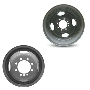16x6 Road Ready RRW-3036 Grey PRE-99 FORD DUALLY Wheels 8x6.5 Set of 4 - Picture 1 of 5