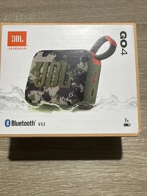 JBL Go 4 Portable Wireless Bluetooth Speaker Camo JBLGO4SQUADAM - Image 1 of 3