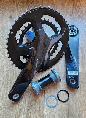 FSA K-Force WE Carbon Crankset Road 386EVO 175mm 50/34T incl. BB and adapter - Image 1 of 4