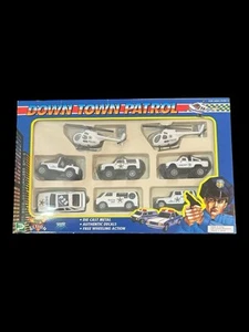 De colección Pioneer Down Town Patrol Policía Diecast Set Justen Products Raro - Imagen 1 de 5