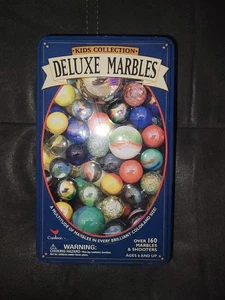 NEU Deluxe Murmeln 160+ Murmeln & Schützen. Hat Risse in der Verpackung. Noch Neu - Bild 1 von 4