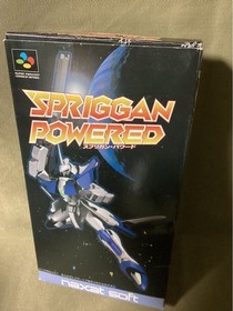 Spriggan Powered Super Famicom SFC Cartridge Shooting game Tested Japanese 90's 