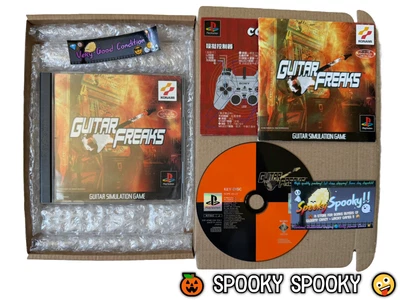 Guitar Freaks PS1 SCPS-45422 - NTSC-J Asian VGC - English 中文 Manual - Tracked - Image 1 of 4