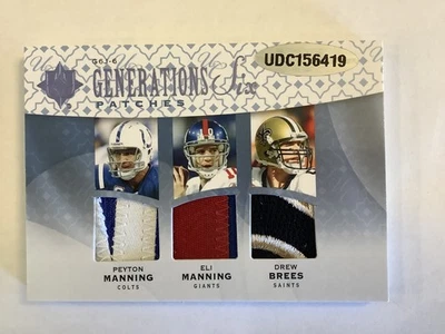2009 Ultimate Collection Generations Six Patches Card (06/15)-Bradshaw, Staubach - Image 1 of 4