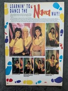 JACQUIE O'SULLIVAN Bananarama / PEBBLES Great UK 1 Page Clipping D738 - Imagen 1 de 3
