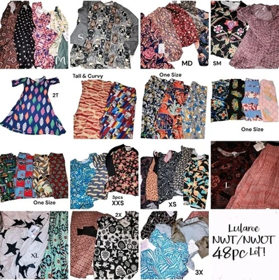 LULAROE 70 piezas NUEVO CON ETIQUETAS/NUEVO SIN ETIQUETAS XXS-3X Disney Halloween Navidad Leggings Vestidos Faldas Foto 1 de 4