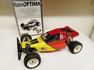 VINTAGE 1986 KYOSHO TURBO OPTIMA NO.3130 RC 1/10 4WD OFF-ROAD RACER LE MANS RARE - Picture 1 of 23