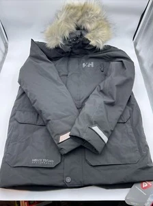 Helly Hansen Men's US Medium Reine Winter Insulate Parka 340 Straw 53630 - Picture 1 of 7