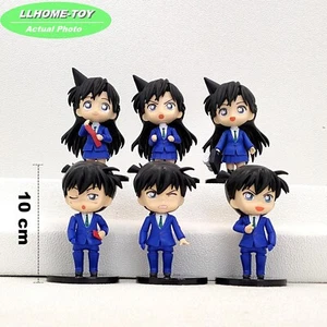 Anime Detective Conan Kudou Shinichi Rachel Moor 6 piezas conjunto lindo figura juguete regalo - Imagen 1 de 8