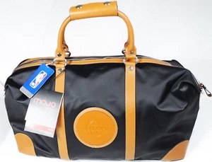 Los Angeles Lakers Debossed Signature Mojo Licensed Sport Duffle Bag Rare Collec - Picture 1 of 7